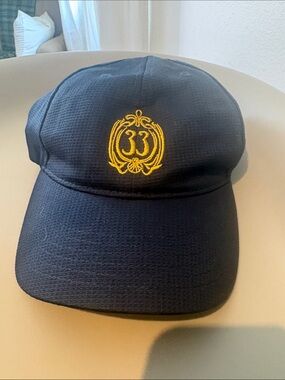 RARE original Club 33 Logo Navy Baseball Cap - Nylon
